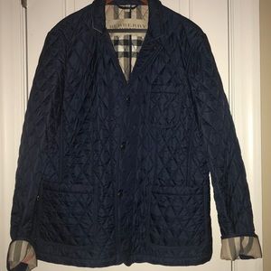 Burberry Brit Navy Men’s quilted coat XL